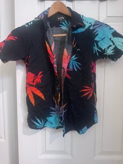 Billabong Tropical Print Short Sleeve Shirt