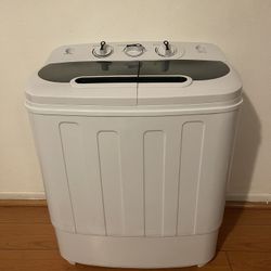 Compact Mini Twin Washing Machine & Spin Dryer