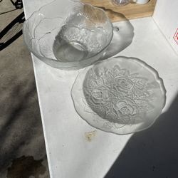 Glass Salad Bowl