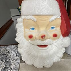 Vintage Santa Blowmold 