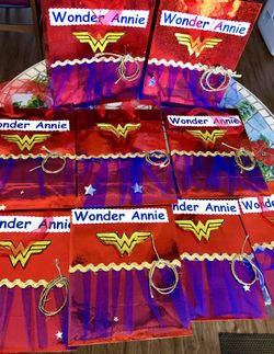 Wonder Woman party bags
