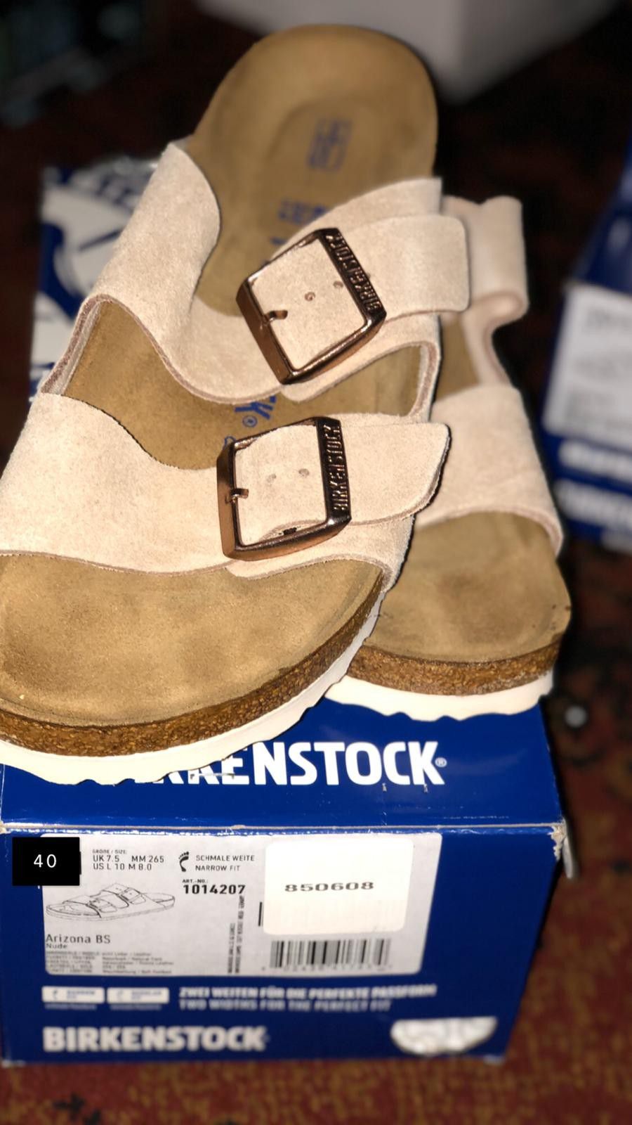 Birkenstock sandals size 40 L9 M7