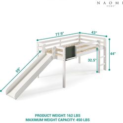 White Bed Frame/mattress