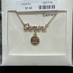 New Gemini Necklace 