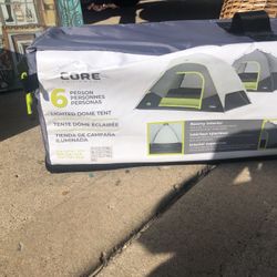 Core 6 Person Lighted Pop Up Tent 