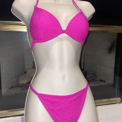 Hot Pink Diamond Bikni