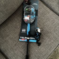 4 of foldable fishing poles with reels