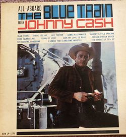 Johnny Cash “The Blue Train” Vinyl Album $10.05