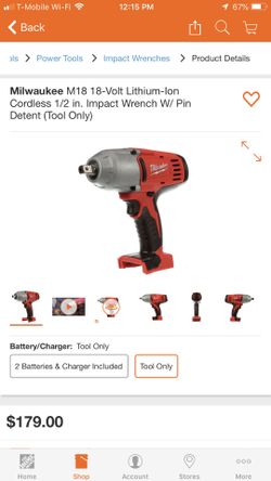 Milwaukee impact wrench