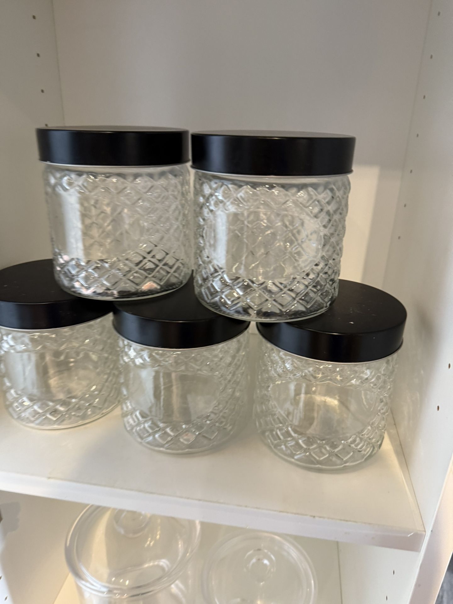 Glass Jars Set Of 5