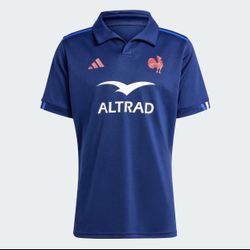 adidas France Rugby Home Performance Jersey Dark Blue JG3534  New