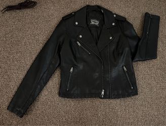 Levi’s leather jacket     SMALL