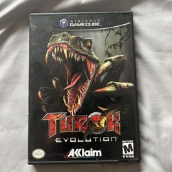 Turok: Evolution (Nintendo GameCube, 2002) - Complete in Box with Manual