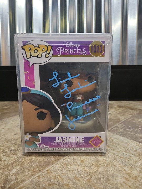 Linda Larkin Signed Disney Princess #1013 Jasmine Funko Pop! (PA)