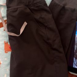 Black figs scrub pants