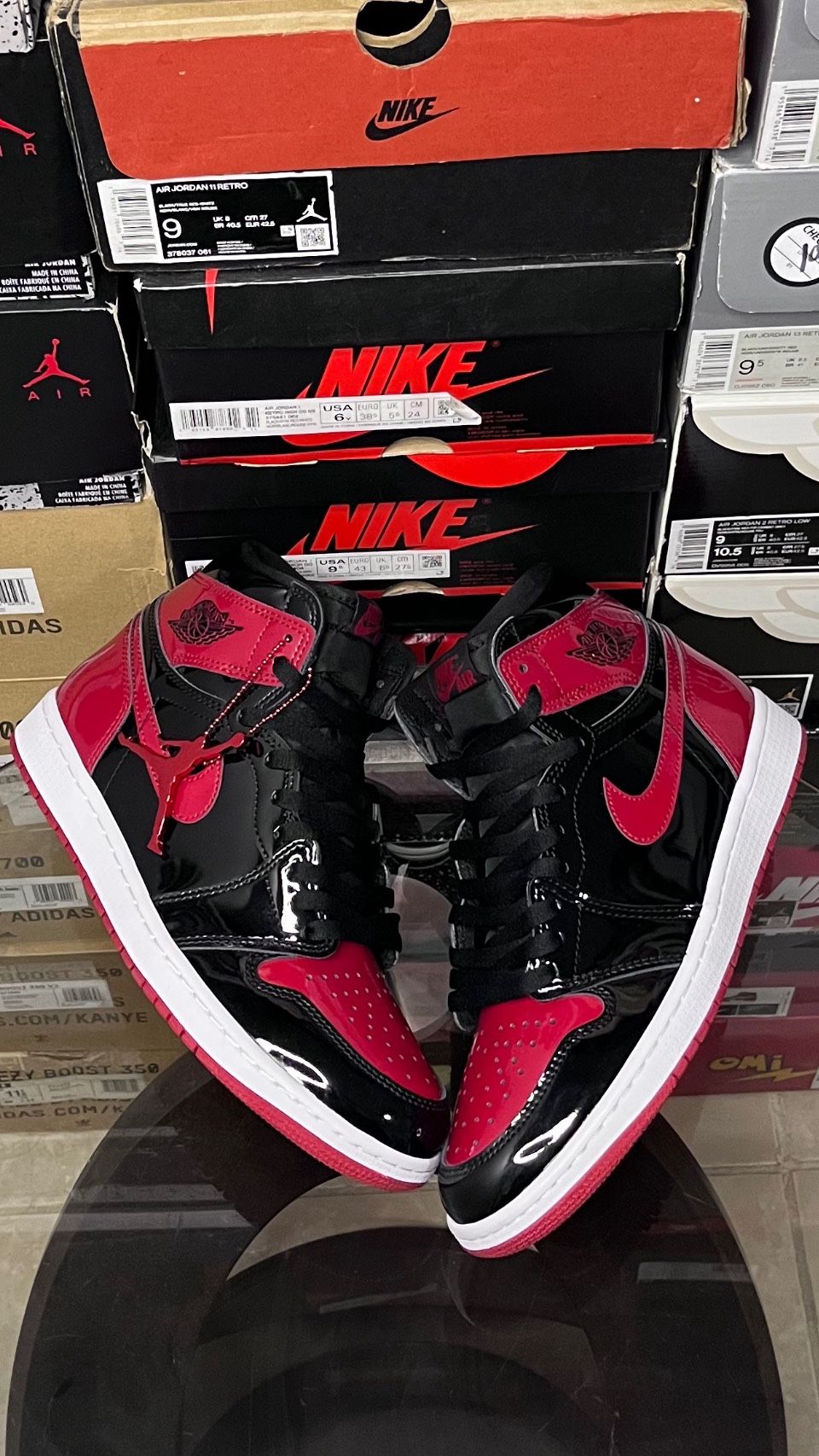 jordan 1 patent bred