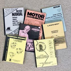 7 Engine Service Manuals - Tecumseh Kohler Lawn-Boy McCulloch B & S etc REPRINTS