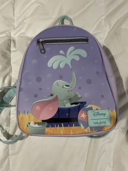  Loungefly Disney Dumbo "Bath time Fun" Mini Backpack
