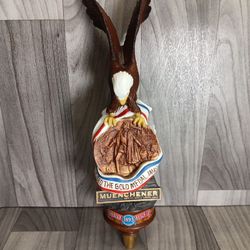 Anheuser Busch Eagle Muenchener "Awarded the Gold Medal Beer in 1893" Tap Handle
