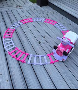 Mickey Mouse train with track.