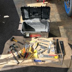 Husky Toolbox 22-inch With Miscellaneous Tools