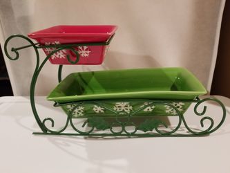 Christmas serving dish