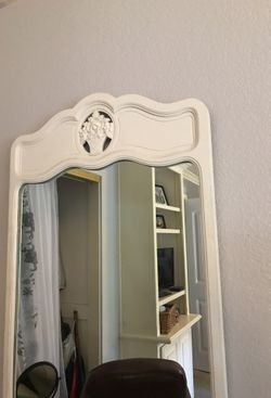 great shape white james wittacomb mirror, very valuable