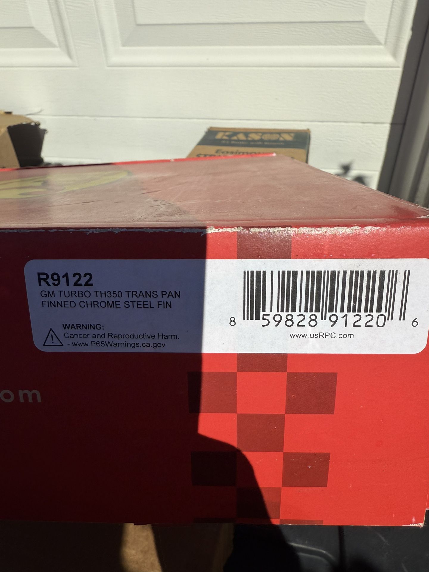 R9122 GM TURBO TH350 TRANS PAN FINNED CHROME STEEL