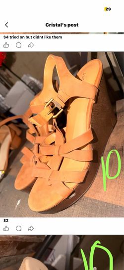 Size 10 Brown Wedges