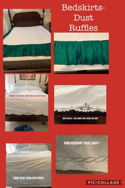 Dust Ruffles - Bed Skirts ($10 EACH)