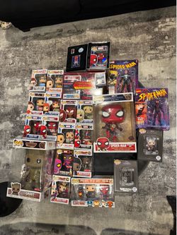 Spiderman Funko pops/marvel legends
