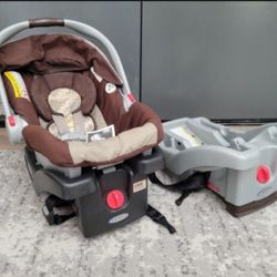 Infant Car Seat & 2 Car Install Bases