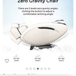2600$ Luxury Zero Gravity Massage chair
