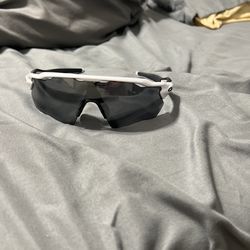 White Oakley Glasses