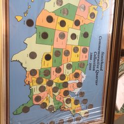 1999 To 2008 Statehood Map Of Quarters 