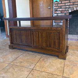 Wood TV Stand