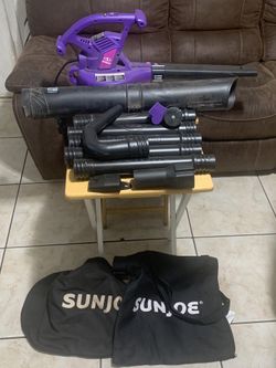 Sun Joe 14-Amp 4-in-1 Electric Blower Purple 
