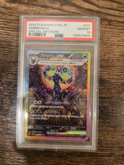 PSA 10 Terastal Festival Umbreon EX SAR Japanese 217/187