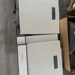 3 NEW 13x13 Cube Storage Bins