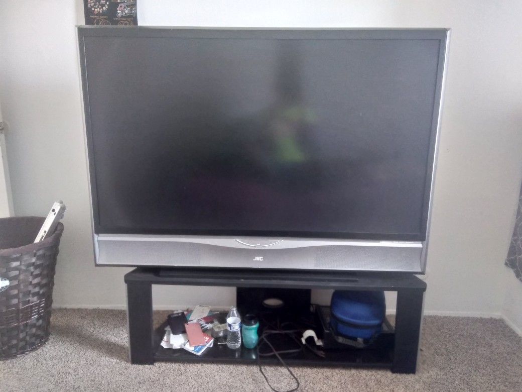 65" jvc rear projection tv