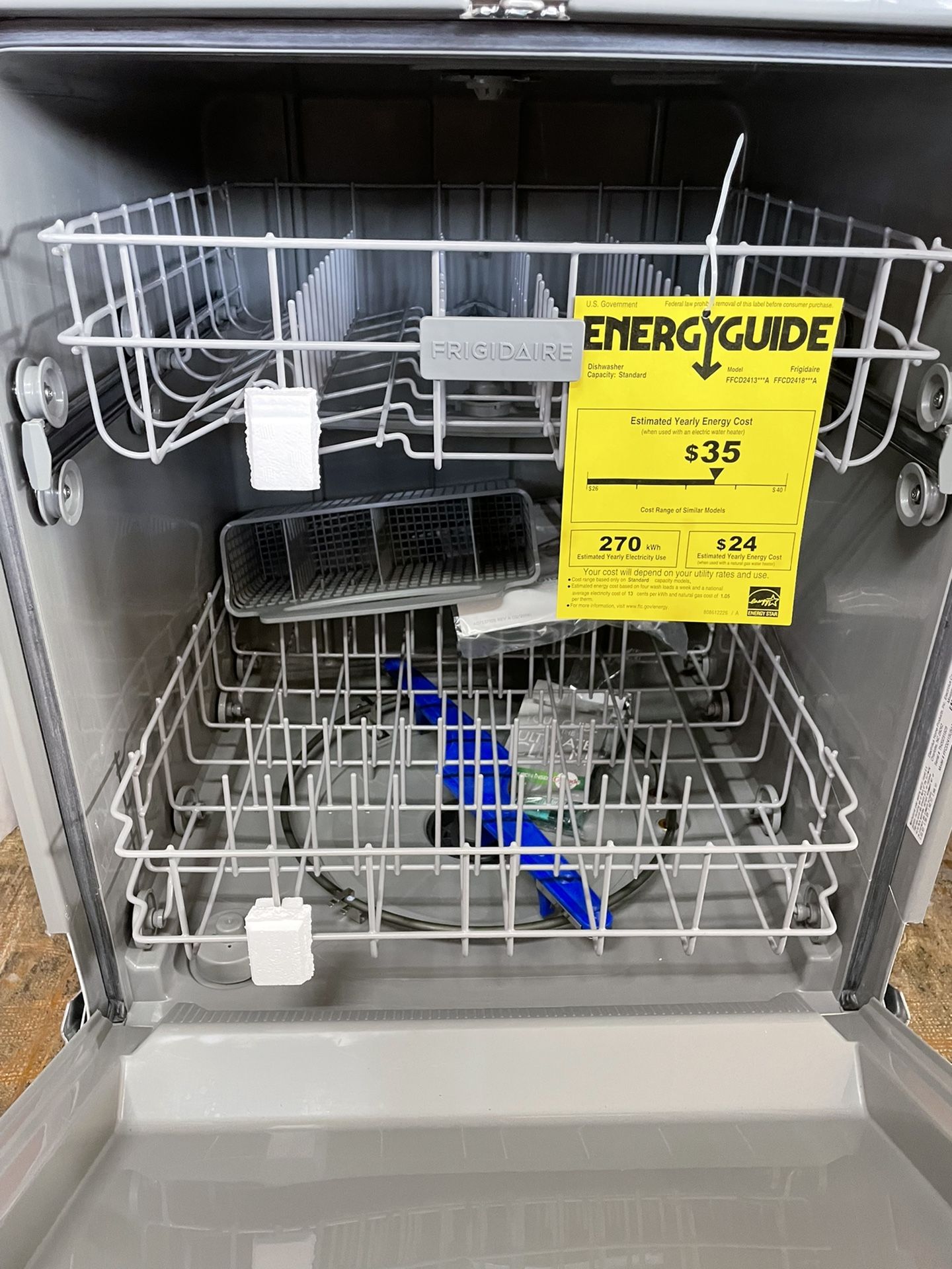 New Frigidaire Dishwasher 24” Wide