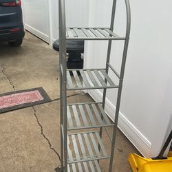 A Very Good Bathroom  Storage With 5 Shelves (55” Tall X 12” Long X 10” Wide) Not To Big. Can Be Used In Any Room (NO SHIPPING)