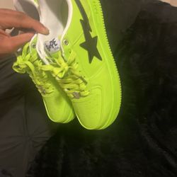 Bape Forces Worn 1 Time (Size 11) If You Wear A 12 Can Fit As Well Comes With Box