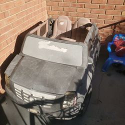 Dysfunctional Power Wheel Cadillac Escalade Kiddie Car