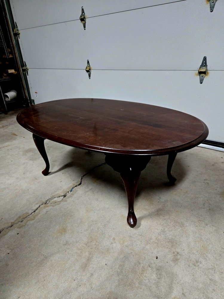 Dark Wood Coffee Table