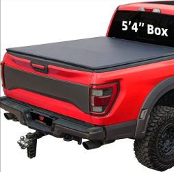Soft Roll-up tonneau Cover Compatible with 2017-2026 Honda Ridgeline 5'4'' Bed, PVC Top Alloy Steel Structure