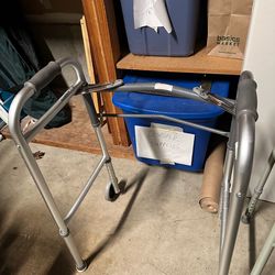 Surgical equipment for home (walker and toilet riser)