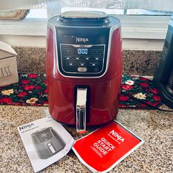 NINJA AF161CM Max XL Air Fryer 5.5Qt , Cooks, Crisps, Roasts, Bakes, Reheats & Dehydrates +Manual
