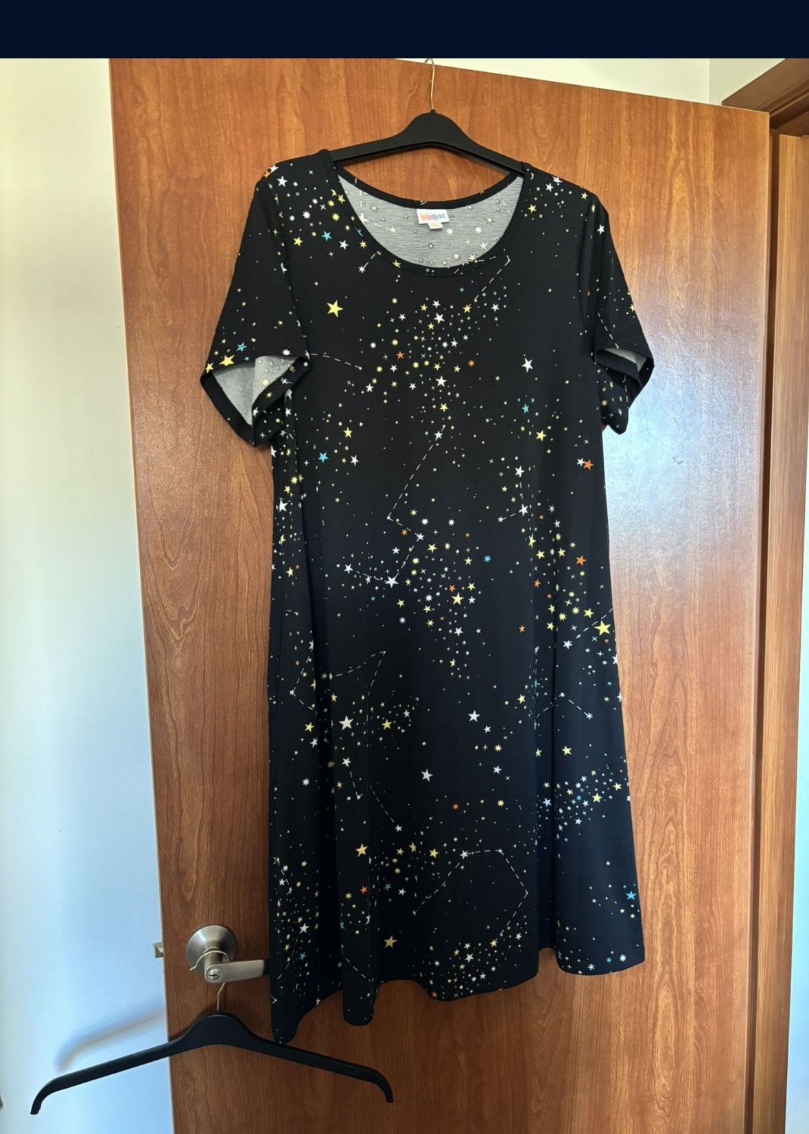 LuLaRoe Short Sleeve Maxi Dress 3XL