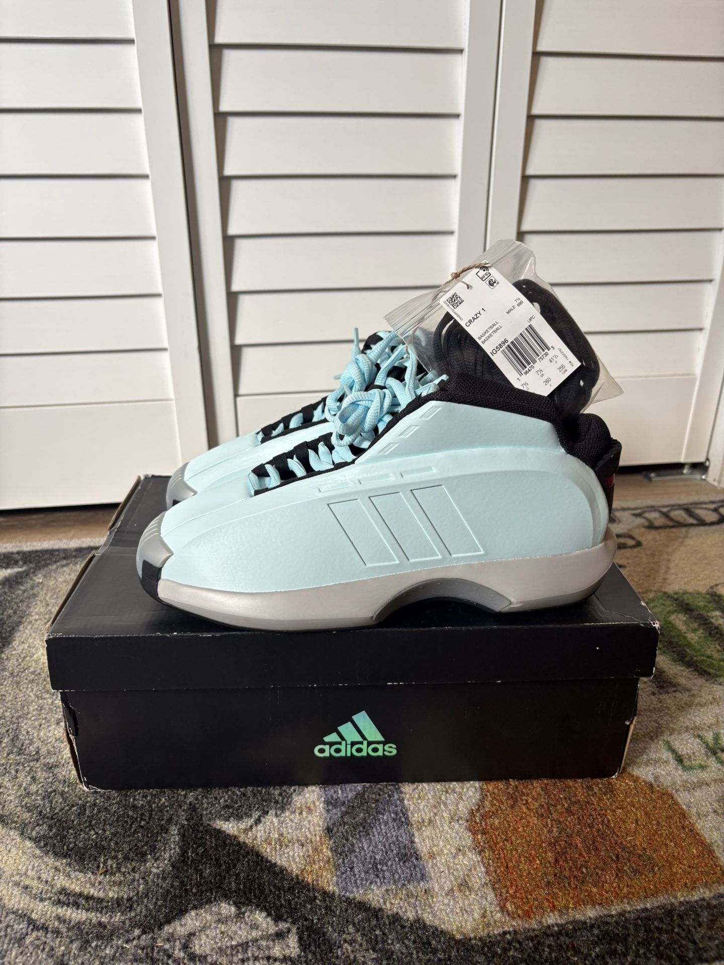 Adidas Crazy 1 Size 8 (Men’s) - Classic, Bold, and Iconic! 🚀